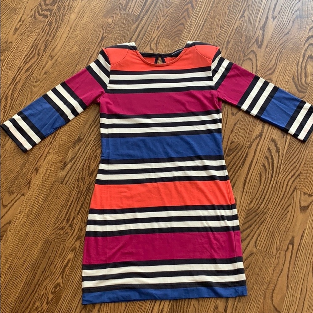 French Connection bodycon striped dress